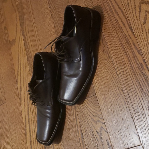 Vintage Visaruno Mens Brown Leather Shoes - Picture 7 of 10